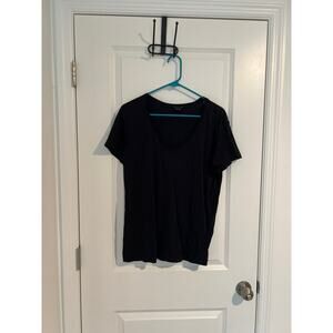 THEORY cotton black tshirt size large